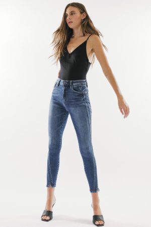Hannah High Rise Ankle Skinny Jeans
