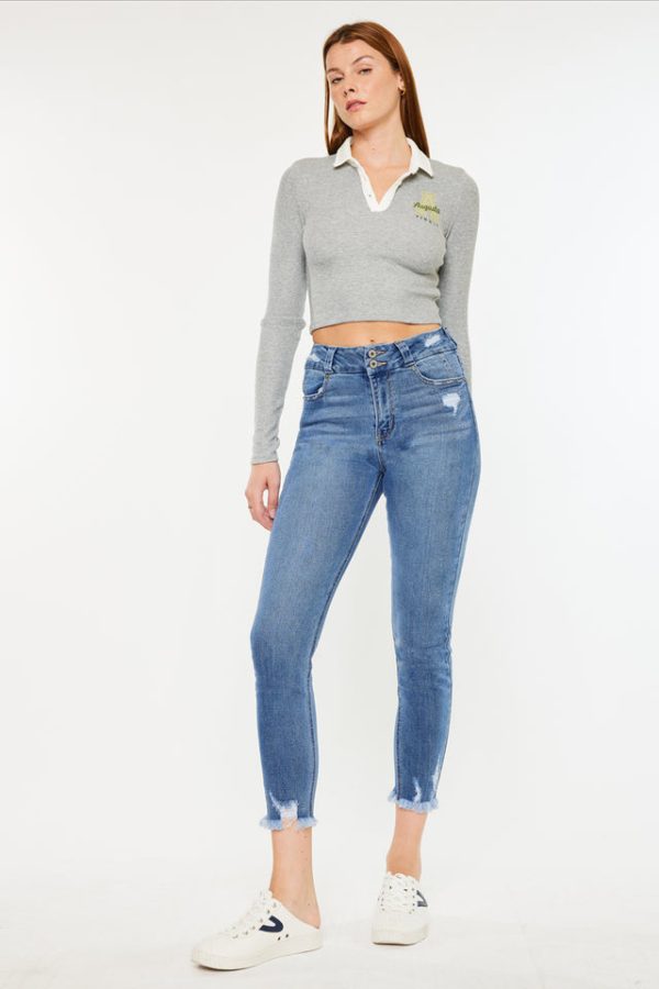 Ariana High Rise Ankle Skinny Jeans | SEASON A LA MODA