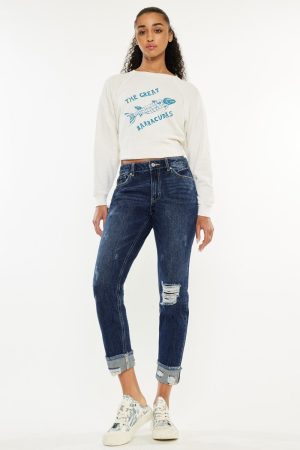 Bernice High Waisted Boyfriend Jeans