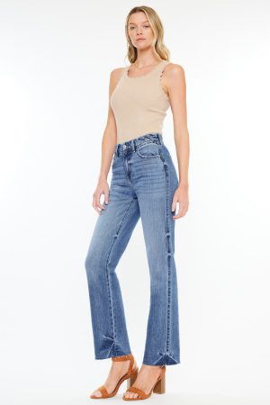 Melody High Rise Straight Leg Jeans