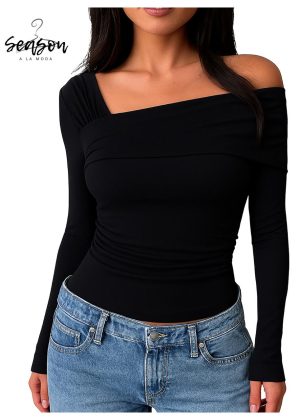 Roxanne Asymmetric Blouse