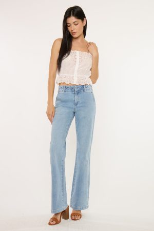 Islan High Rise Wide Flare Jeans
